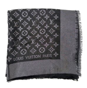 LOUIS VUITTON ルイ・ヴィトン ショール モノグラム ノワール 大判 ストール シルク ブラック グレー レディース ファッション 401910