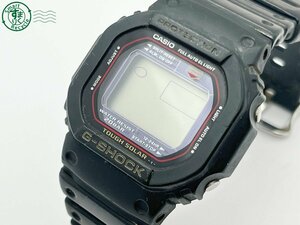 2407605313　△CASIO カシオ G-SHOCK ジーショック 腕時計 G-5600 タフソーラー アナデジ スクエア ブラック ベルト切れ メンズ 現状品