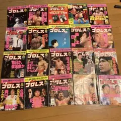 プロレス 雑誌 ２０冊