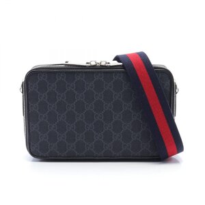 グッチ GGスプリーム ブランドオフ GUCCI PVCコーティングキャンバス ショルダーバッグ GGスプリームキャンバス メンズ