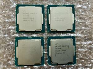 【intel Core i5-9400 2.90GHz 4個SET】CPU　1円スタート売り切り　ジャンク　中古　動作PC分解救出品　送料全国一律２3０円