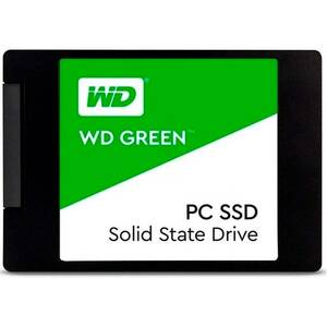 【中古】WDS480G2G0A [WD Green 3D NAND SATA SSD （48B 2.5インチ SATA 6G 7mm厚 3年保証）]