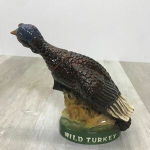 K34 WILD TURKEY ワイルドターキー 8年 陶器 置物 ケンタッキー ストレート バーボン ウイスキー 空瓶 インテリア