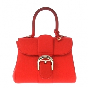 デルボー DELVAUX ハンドバッグ AA0406ACE055CDP ブリヨンミニ レザー レッド レディース バッグ