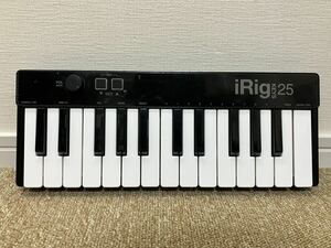 G161☆送料無料☆IK Multimedia/アイケーマルチメディア『iRig KEYS 25』アイリグ MIDIキーボード 25鍵のミニ鍵盤 現状品