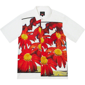 supreme jean paul gaultier flower power rayon shirt white M