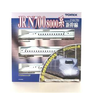 ☆中古品☆ TOMIX トミックス 鉄道模型 Nゲージ 1/160 JR N700 8000系 山陽・九州新幹線 基本セット(3両セット) [92411] 動作未確認 現状品