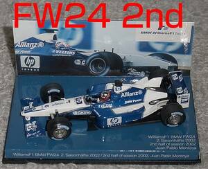 BMW別注 HP 1/43 ウイリアムズ BMW FW24 2nd モントーヤ WILLIAMS