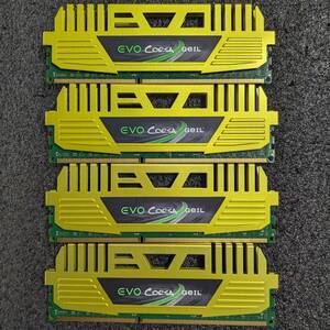 【中古】DDR3メモリ 16GB[8GB2枚組] GEIL GOC316GB1333C9DC + GOC332GB1333C9QC(の2枚) [DDR3-1333 PC3-10600]