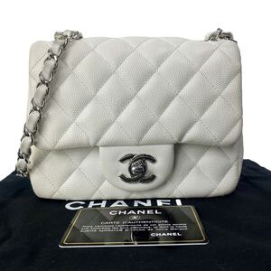 １円スタート◎ CHANEL シャネル マトラッセ ココマーク チェーンショルダーバッグ　斜め掛け　肩掛け　ショルダーバッグ　ホワイト　白