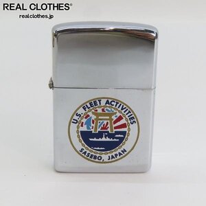 ZIPPO/ジッポー U.S.FLEET ACTIVITIES SASEBO,JAPAN ヴィンテージ 1984年製 /UPK