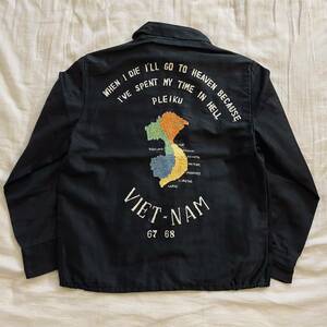 60s vintage good size ベトナム ジャケット ベトジャン スーベニア オリジナル ヴィンテージ スーベニアジャケット souvenir viet nam