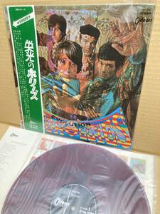 w/ RARE OBI！帯付LP！栄光のホリーズ THE HOLLIES EVOLUTION Toshiba OP-8198 赤盤 ペラジャケ 東芝 ODEON RED WAX PSYCH 1967 JAPAN