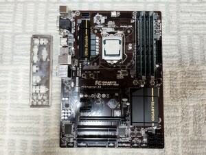 GIGABYTE GA-H87-HD3 第4世代LGA1150/cpu:xeon E1265L v3/メモリ:ddr3ECC 4gb4 セット