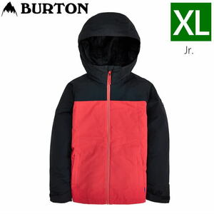 23-24 BURTON BOYS LODGEPOLE JKT カラー:TRUBLK TOMATO XLサイズ 子供用 スノーボード スキー ジャケット JACKET 日本正規品