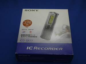 SONY　ICD-SX77　未使用品