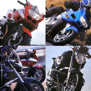 BMW R1200S vs R12000R 特集 雑誌　K1200R SPORT スポーツ　詳細写真解説 主要諸元表　14ページ