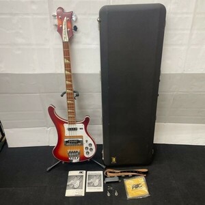 O613-K58-35◆ Rickenbacker リッケンバッカー ベース 弦楽器 楽器 バンド ロック メタル ベルト/説明書/鍵/ハードケース付き 音出しOK ⑥