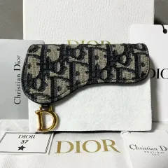 【雷市場（ポンジャン）商品韓国直送】 ほぼ新品 Dior(ディオール) オブリーク アコーディオン カードウォレット