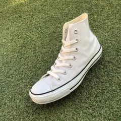 美品24.5converse コンバース レザー オールスターHI HW749