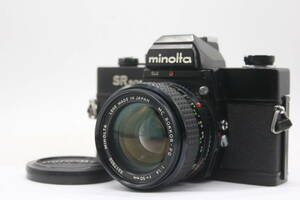 【返品保証】 ミノルタ Minolta SR505 ブラック MC Rokkor-PG 50mm F1.4 ボディレンズセット v1847