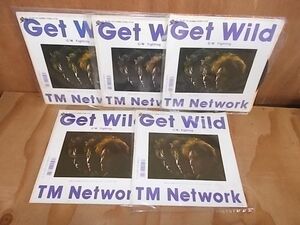 ept9195　【未確認】　TMネットワーク/Get Wild　EP5枚セット