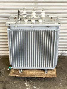 MITSUBISHI/三菱 75kVA 60Hz 三相 油入変圧器 RA-3R形 2019年製 トランス ●71359