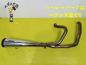 A230936J エボ.ソフテイル.2in1スーパートラップマフラー 00-06年FLST.FXST.ハーレー.HARLEY