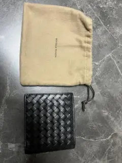 BOTTEGA VENETA ブラック 二つ折り財布