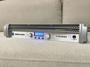 AMCRON I-TECH6000 動作品 パワーアンプ 電源ケーブル付 I-Tech Series