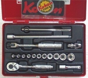 在庫有 コーケン(Ko-ken) 2261M ソケットセット 1/4(6.35mm)sq 代引発送不可 税込特価