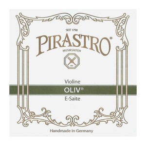 ピラストロ バイオリン 弦 E OLIV 311821 オリーブ E線 ループエンド PIRASTRO