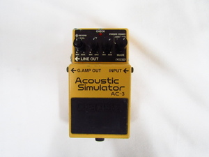 BOSS Acoustic Simulator ボス アコースティックシミュレーター AC-3 MADE IN TAIWAN PSA 本体のみ 中古品 ◆090046