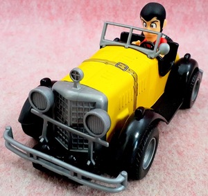 送450円～ リアル精密☆ルパン三世「レトロスタイル アイドリング ブリキカー IDLING TIN PLATE CAR」　フィギュア モンキーパンチ Lupin