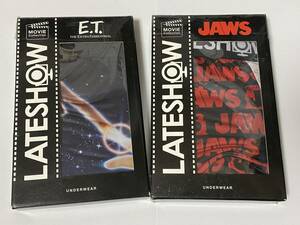 LATESHOW レイトショー JAWS ジョーズ + E.T. ボクサーブリーフ Mサイズ 76-84㎝ 展示未使用品