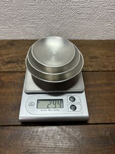 １円～ 錫生 総重量294g 三杯セット 