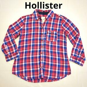 HOLLISTER ホリスター　長袖シャツ　チェック　レディース　M