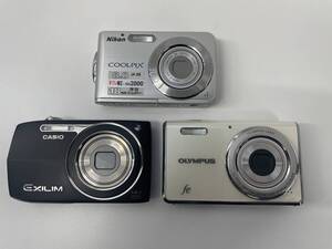 1円~　Nikon COOLPIX S210/CASIO EXILIM EX-Z2000/OLYMPUS FE-4000　ニコン　カシオ　オリンパス　カメラ