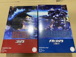 フジミ チビマルゴジラシリーズ ゴジラ(2003) & メガゴジラ 3式機龍(改) 未組立 プラモデル