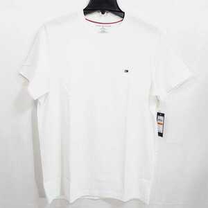 【S】TOMMY HILFIGER トミー ヒルフィガー/半袖Tシャツ/WHITE