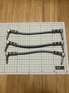 パッチケーブル15cm 3本　CANARE L-4E6 TOMOCA JS-101R