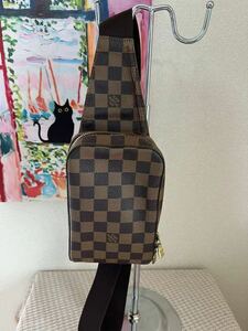 1円★美品　ルイヴィトン N51994 ジェロニモス ダミエ ボディバッグ ショルダーバッグ LOUIS VUITTON 中古 