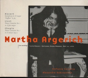 MARTHA ARGERICH - LIVE IN WARSAW ; Mozart, Liszt, Chopin ACCORD