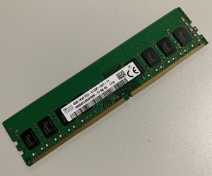 【中古】SK hynix 4GB 1枚 DDR4-2133 HMA451U6AFR8N-TF （non-ECC Unbuffered、1Rx8、PC4-17000）