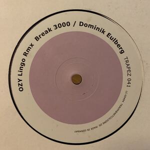 [ Ozy - Lingo (Remixes) - Trapez TRAPEZ 041 ] Dominik Eulberg , Break 3000 , Traum