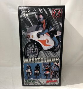 レインボー造型企画 RMW 1/5スケール 仮面ライダー旧1号 ＆ 旧サイクロン号 リアルスタチュー フィギュア【現状品】[33-0114-M2]