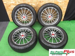 ★2791AMZ　エコフォルム　CRS101　18×7.0J 5/114.3 +38　BRIDGESTONE　プレイズ　PX-RVⅡ　225/55R18　夏セット　4本　中古