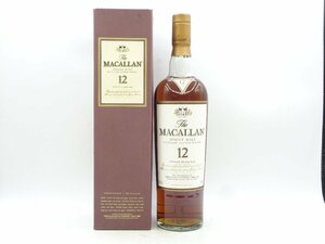 The MACALLAN 12年 ザ マッカラン シングルモルト ハイランド スコッチウイスキー 700ml 40% 箱入 古酒 未開封 P033061