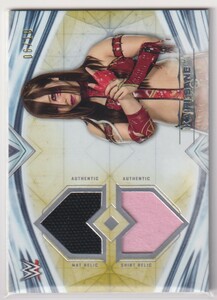 WWE KAIRI SANE Wrestling 2020 TOPPS Undisputed AUTHENTIC Mat SHIRT Relic /10 枚限定 宝城カイリ セイン スターダム シャツカード