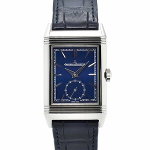 ジャガールクルト　Jaeger LeCoultre　レベルソ トリビュート スモールセコンド　Q3978480　45.6×27.4mm　ブルー　手巻き